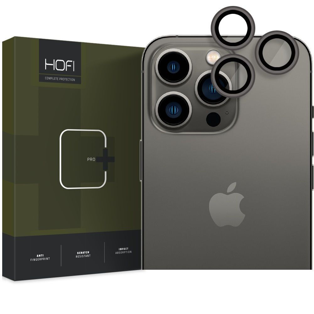 20220913110555_hofi_camring_pro_prostasia_kameras_mayro_gia_iphone_14_pro_14_pro_max Hofi Camring PRO+ Προστασία Κάμερας Tempered Glass Μαύρο για το iPhone 14 Pro / 14 Pro Max - Image 1
