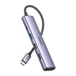 Ugreen USB 3.0 Hub 5 Θυρών με σύνδεση USB-C Ασημί
