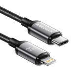 Rocoren USB-C to Lightning Cable Γκρι 1m (061796) - Image 2