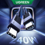 Ugreen USB 2.0 Cable USB-C male - USB-C 240W Γκρι 1m (45067) - Image 3