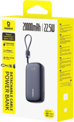 Baseus EnerFill FC21 QPow3 Ultra Power Bank 20000mAh 22.5W με Θύρα USB-A Μαύρο - Image 4