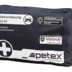 PETEX kit πρώτων βοηθειών για οχήματα 43930004, DIN 13164-2022, μαύρο