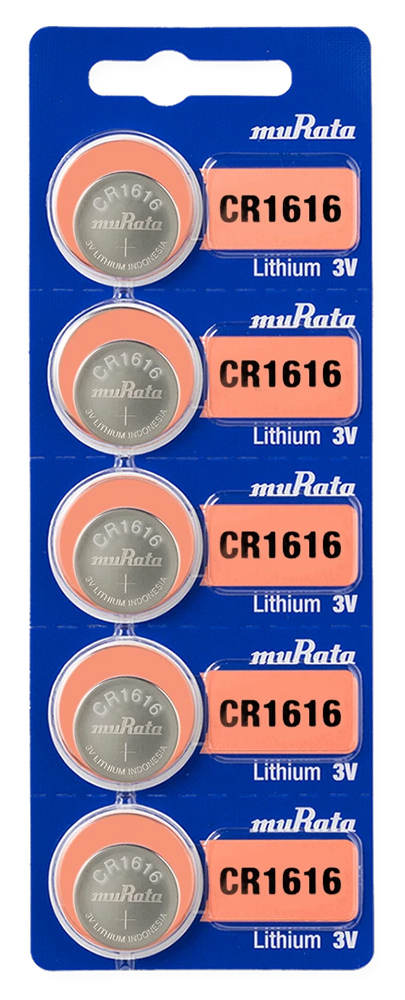 4582503192445 MURATA μπαταρίες λιθίου CR1616, 3V, 5τμχ - Image 1