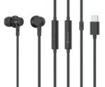 CELEBRAT earphones με μικρόφωνο G40, USB-C σύνδεση, 10mm, 1.2m, μαύρα