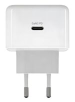 POWERTECH φορτιστής τοίχου PT-1581 με καλώδιο, USB-C, 40 έως 60W, GaN, AVS, λευκός - Image 2