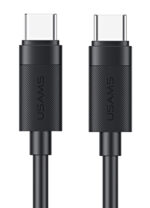 USAMS καλώδιο USB-C SJ780, 60W, 480Mbps, 1m, μαύρο