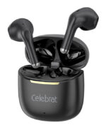 CELEBRAT earphones με θήκη φόρτισης W79, True Wireless, 13mm, 30/300mAh, μαύρα