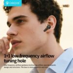 CELEBRAT earphones με θήκη φόρτισης W80, True Wireless, 13mm, 30/230mAh, λευκά - Image 2