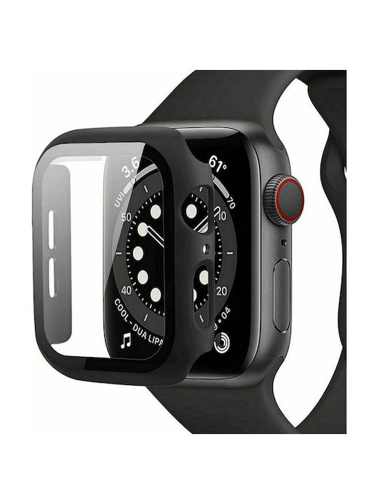 fixedratio_20220803172842_tech_protect_defense_360_plastiki_thiki_me_tzamaki_se_mayro_chroma_gia_to_apple_watch_41mm Tech-Protect Defense 360 Πλαστική Θήκη με Τζαμάκι σε Μαύρο χρώμα για το Apple Watch 41mm - Image 1