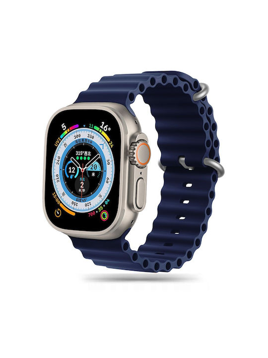 fixedratio_20240626105405_tech_protect_louraki_mple_huawei_watch_4 Tech-Protect IconBand Pro Λουράκι Σιλικόνης Μπλε (Apple Watch 42/44/45mm) - Image 1