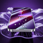 Borofone Tempered glass BF6 Diamond Armor Full Screen 5D Large Arc for phone 15 Pro Max - Image 3