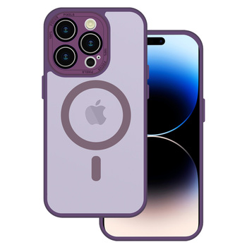 product-87979 Magmat MagSafe Hybrid Case Purple (iPhone 15 Pro Max) - Image 1
