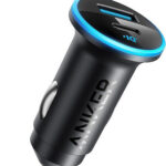 Anker Powerdrive Φορτιστής Αυτοκινήτου 52.5W 3A με Θύρες: 1xUSB 1xType-C Μαύρο Χρώμα