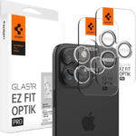 Spigen Glas.tR EZ Fit Optik Pro Προστασία Κάμερας Tempered Glass Διάφανο για το iPhone 16 Pro / Pro Max / 15 Pro / Pro Max / 14 Pro / Pro Max