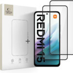 Tech-Protect Full Face Tempered Glass Μαύρο (Redmi 15)