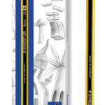 STAEDTLER ξύλινο μολύβι Noris 120-0, εξάγωνο, 2B0, 12τμχ