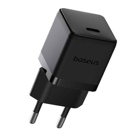 34483 BASEUS PALM ΦΟΡΤΙΣΤΗΣ ΓΡΗΓΟΡΗΣ ΦΟΡΤΙΣΗΣ, 1 ΘΥΡΑ, 30W, ΜΑΥΡΟΣ - Image 1