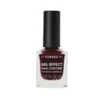 ΚΟΡΡΕΣ Korres Gel Effect Gloss Βερνίκι Νυχιών Μακράς Διαρκείας Κόκκινο 57 Burgundy Red 11ml