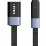 LDNIO καλώδιο Lightning σε USB LS242i, flat, 30W, 480Mbps, 2m, μαύρο