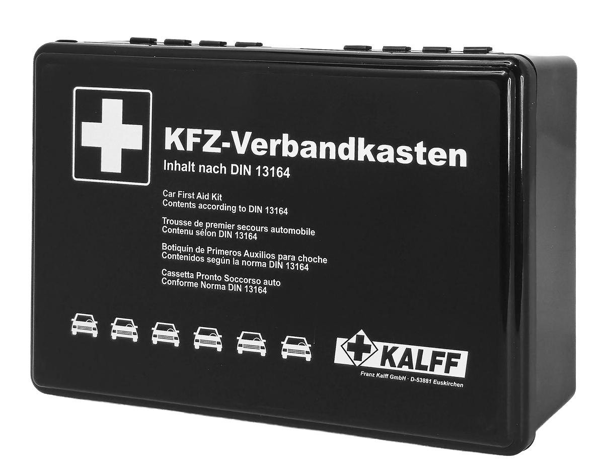 FK1734-99 KALFF kit πρώτων βοηθειών για οχήματα FK1734-99, DIN 13164-2022, μαύρο - Image 1