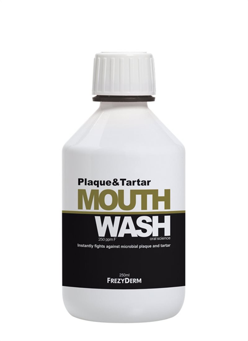FrezydermPlaque_Tartar_mouthwash Στοματικό Διάλυμα κατά της Πλάκας και της Πέτρας Frezyderm Mouthwash Plaque & Tartar 250ml - Image 1