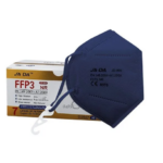 Jada Non Medical 7ply Mask FFP3 NR Μάσκα Προστασίας 7 Επιπέδων με Μεταλλικό Έλασμα μιας Χρήσης σε Navy Blue Χρώμα 20 Τεμάχια