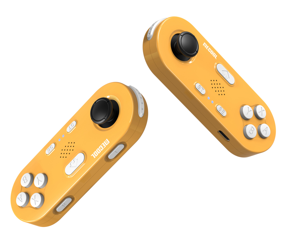 MCL-GM2 MECOOL σετ ασύρματων motion gamepad KidzMove GM2 για smart TV & TV Box, κίτρινο, 2τμχ - Image 1