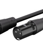 GOOBAY καλώδιο προέκτασης ήχου XLR 80028, 1m, μαύρο