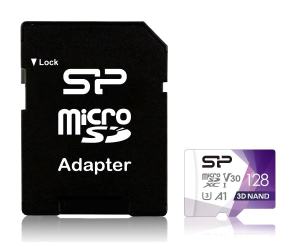 SP128GBSTXDU3V20AB SILICON POWER κάρτα μνήμης microSDXC Superior Pro, 128GB, Class 10 UHS-I U3 A1 V30 - Image 1